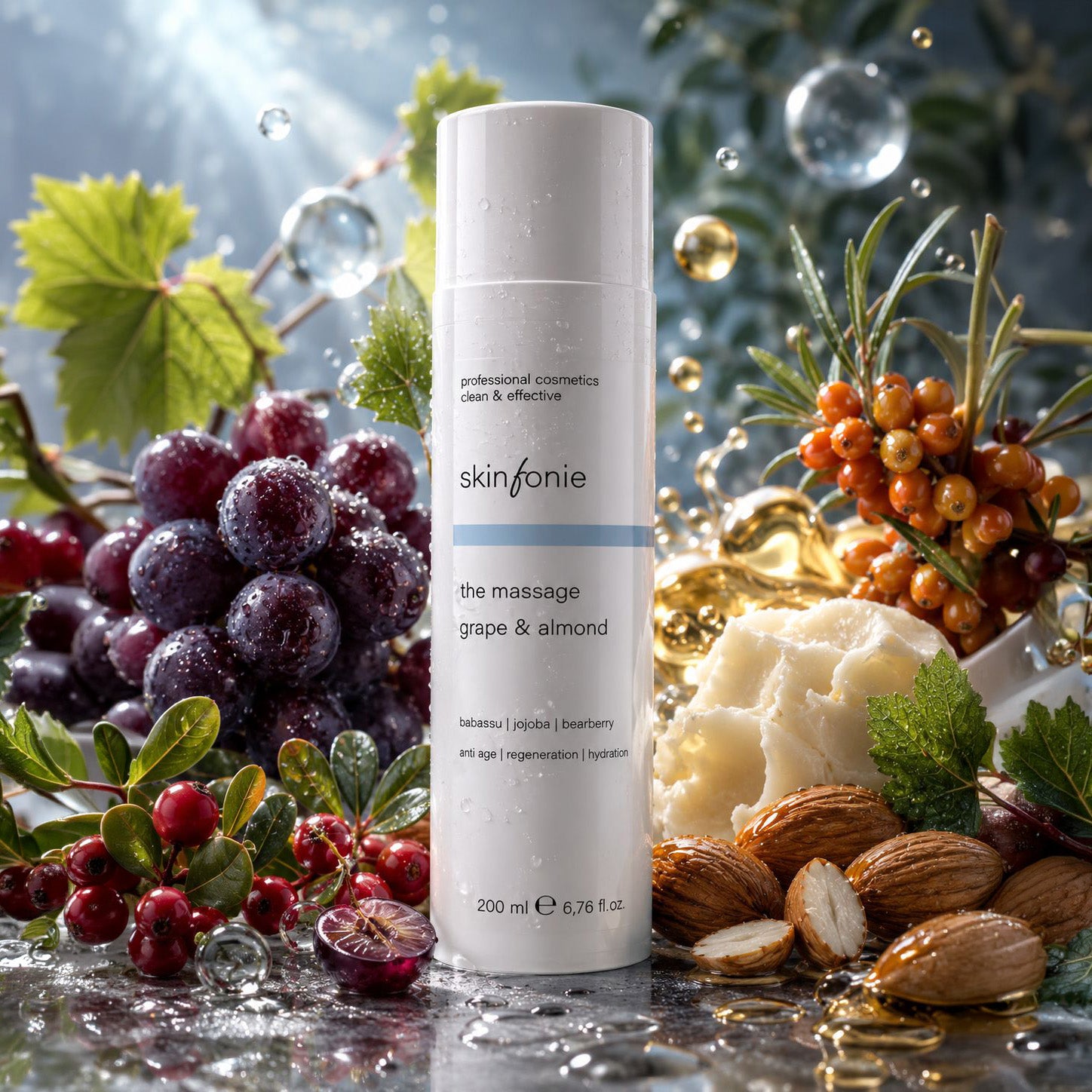 Skinfonie | the massage | grape & almond