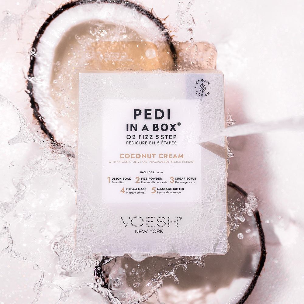 Pedi in a Box O2 Fizz 5 Step - Coconut Cream