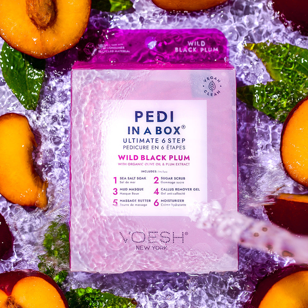 Pedi in a Box Ultimate 6 Step - Wild Black Plum
