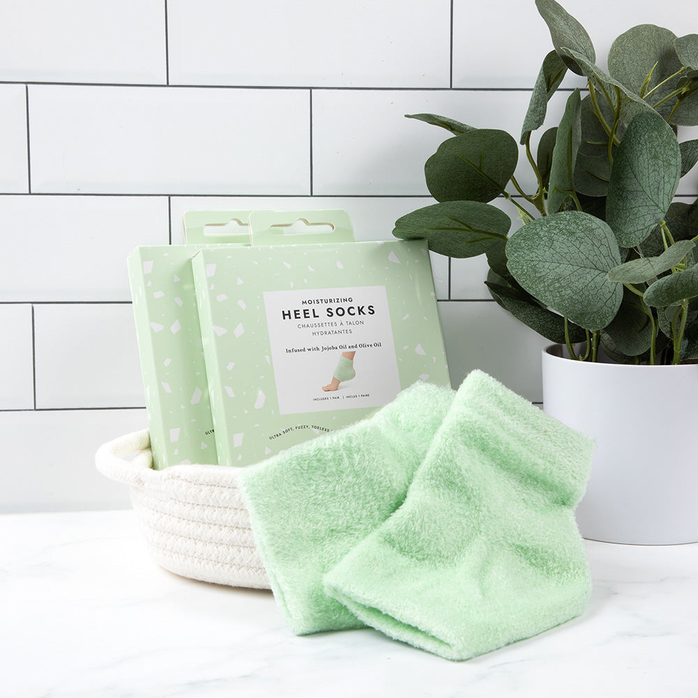 Moisturizing Heel Socks -  Mint