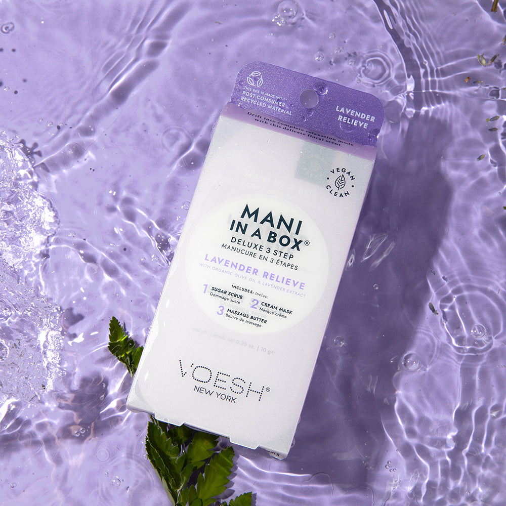 Mani in a Box Waterless 3 Step - Lavender Relieve