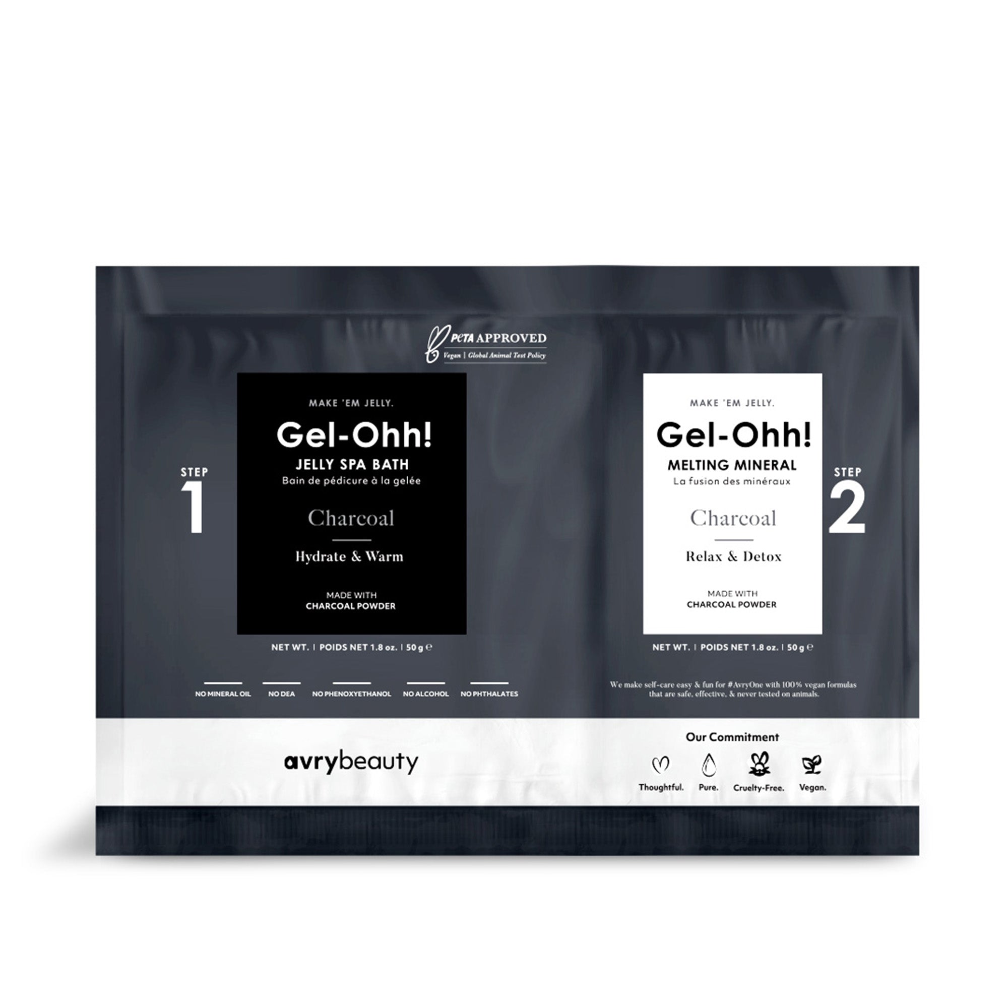 Gel-Ohh! Jelly Spa Bath - Charcoal