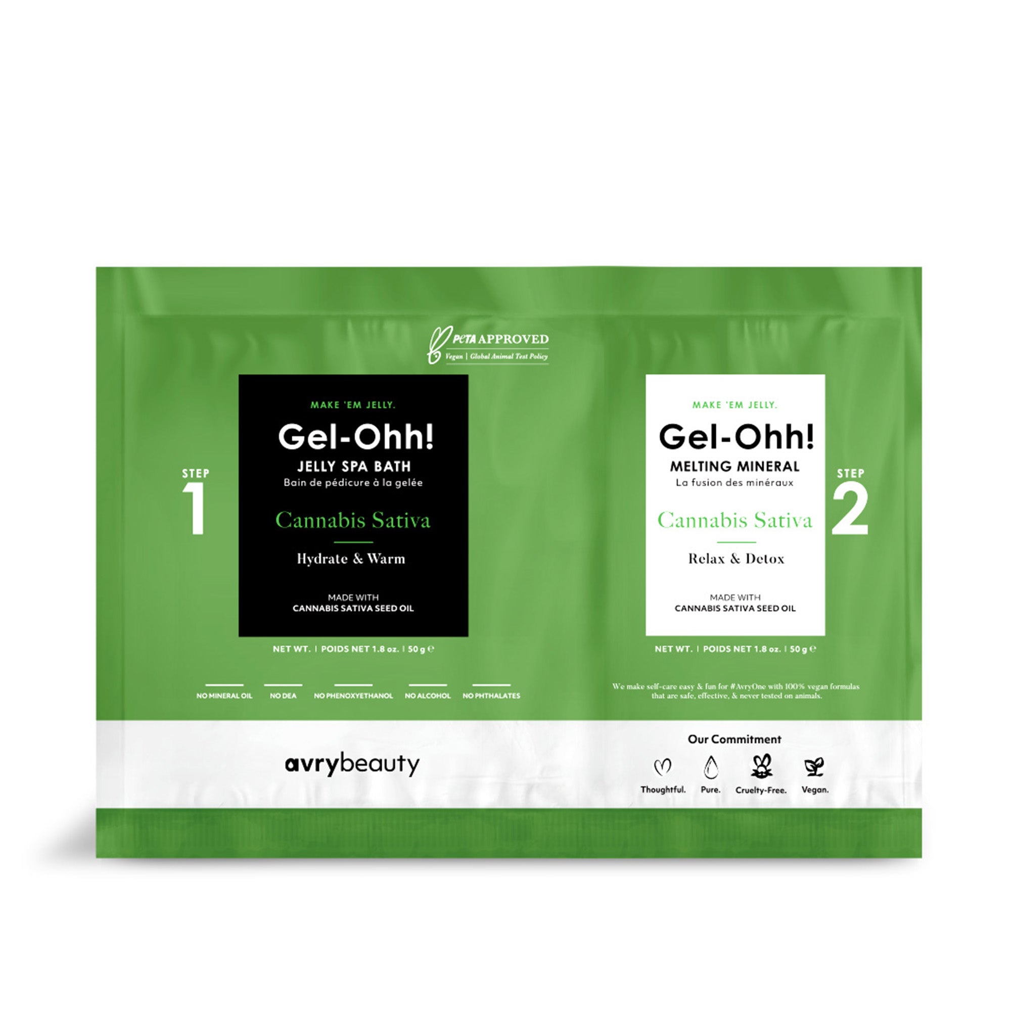 Gel-Ohh! Jelly Spa Bath - Cannabis Sativa