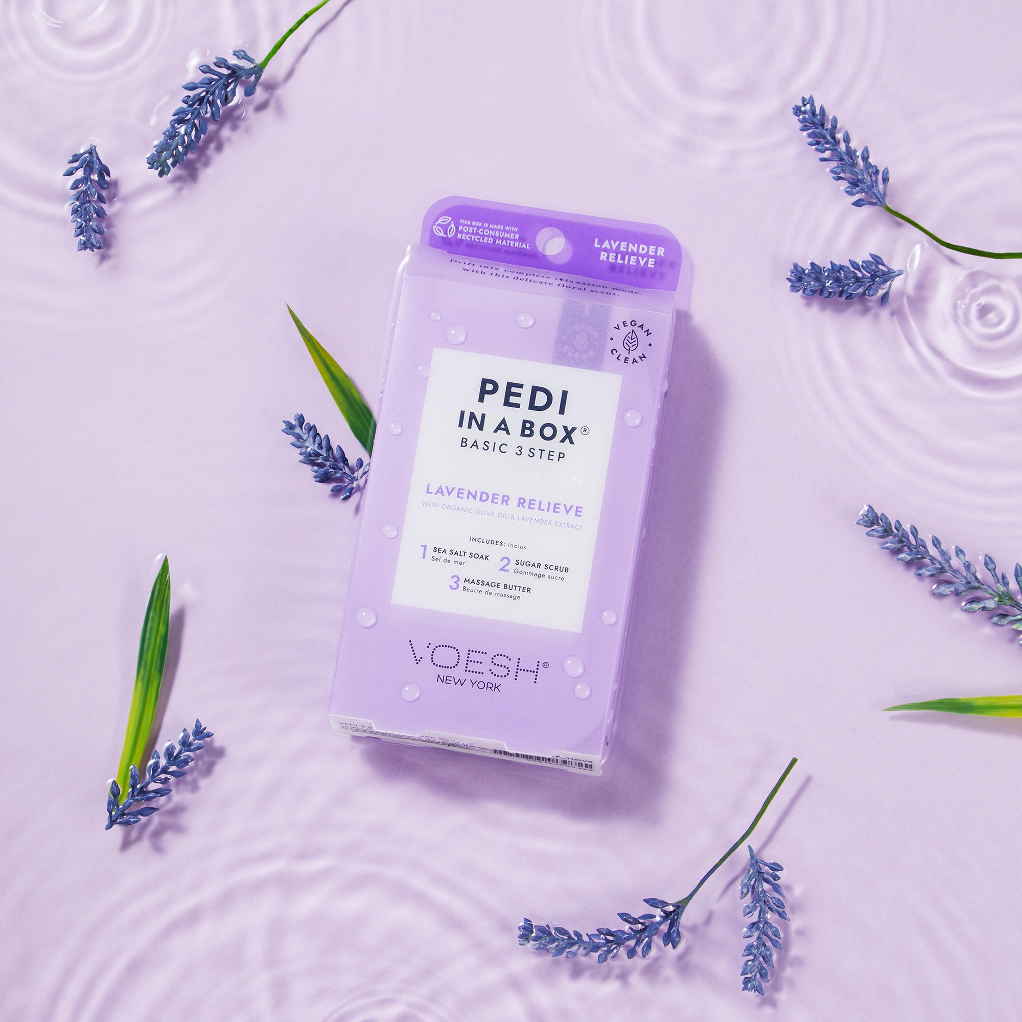 Pedi in a Box Basic 3 Step - Lavender Relieve