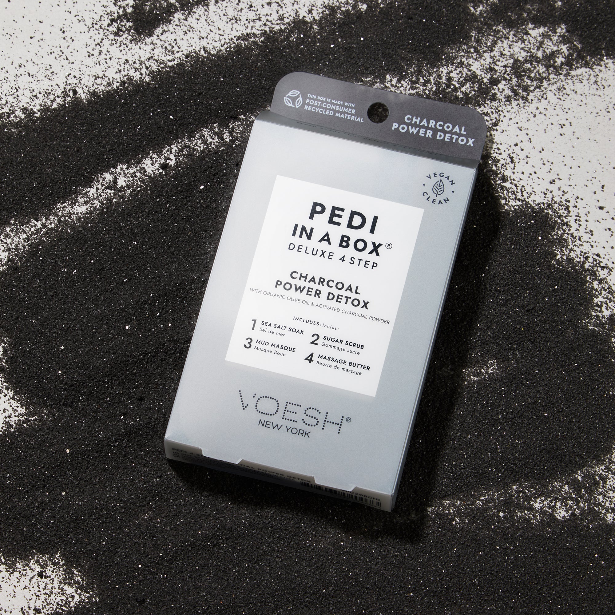 Pedi in a Box Deluxe 4 Step - Charcoal Power Detox