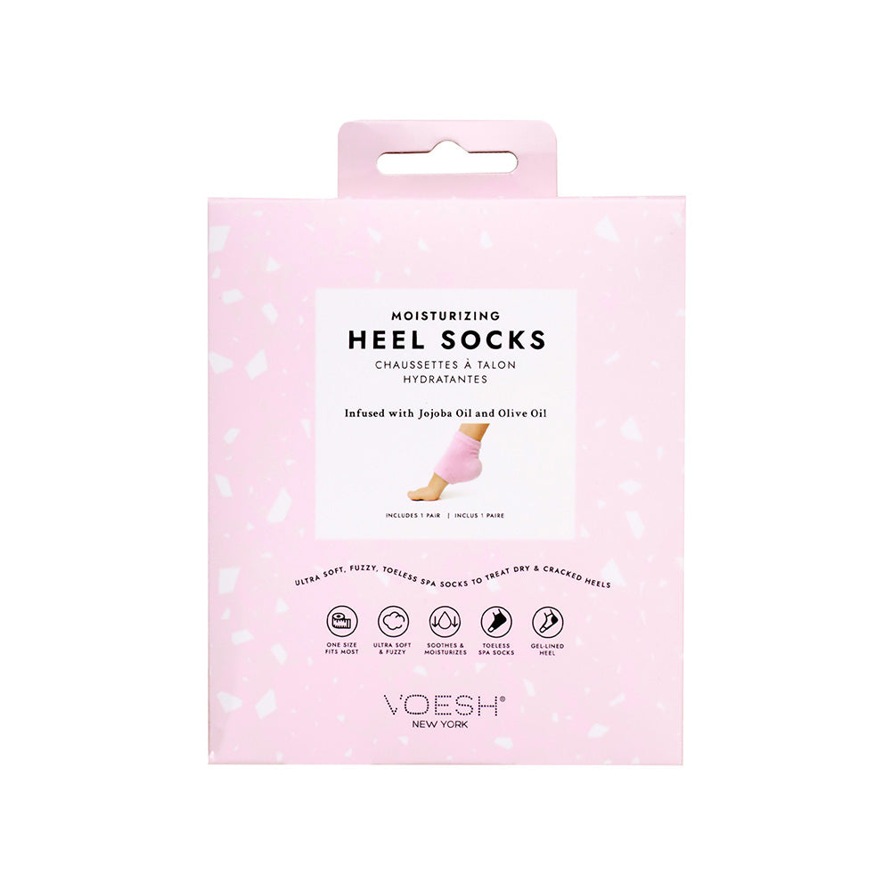 Moisturizing Heel Socks - Pink
