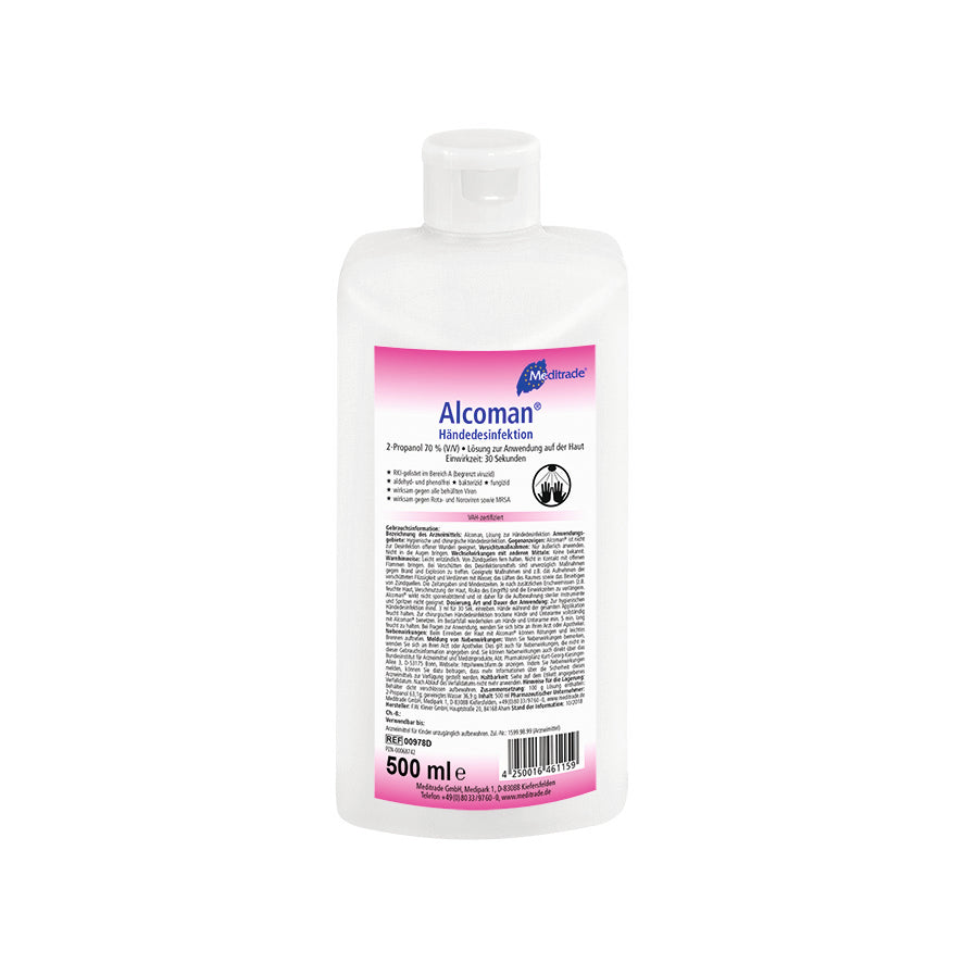Alcoman Gel - Händedekontamination 500 ml