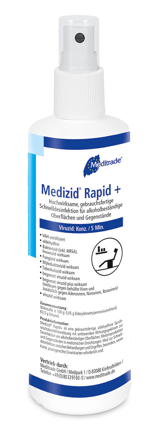Medizid Rapid+ aldehydfreie Flächendesinfektion