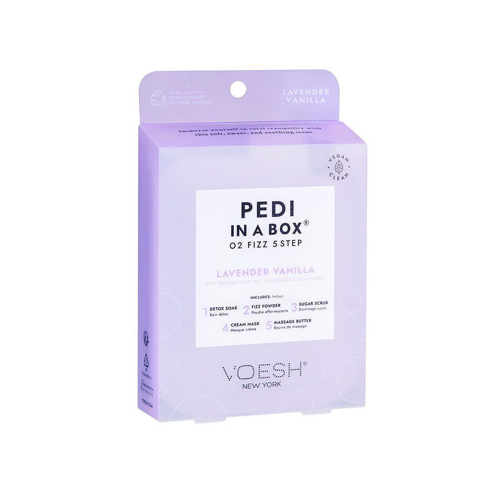 Pedi in a Box O2 Fizz 5 Step - Lavender Vanilla