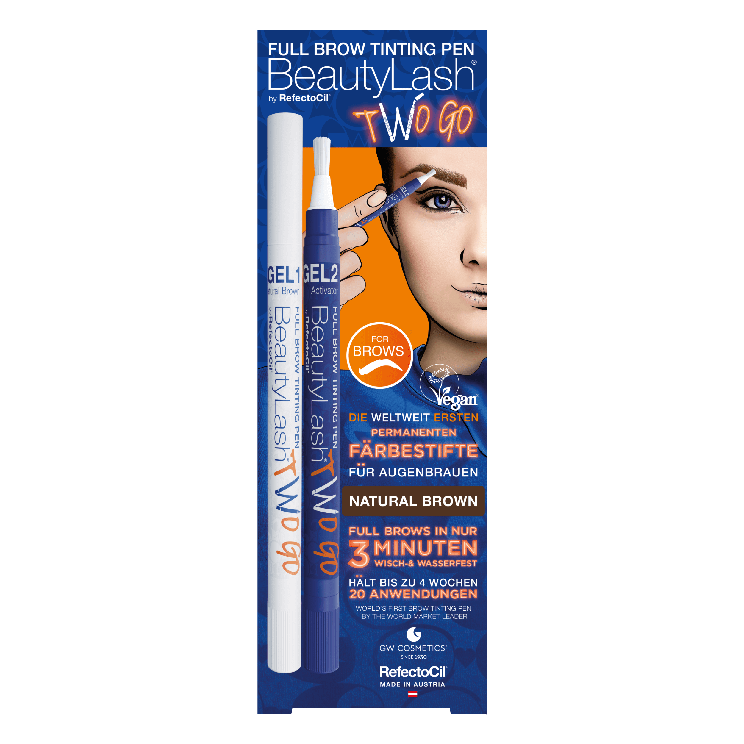 BeautyLash - Full Brow Tinting Pen TWO GO