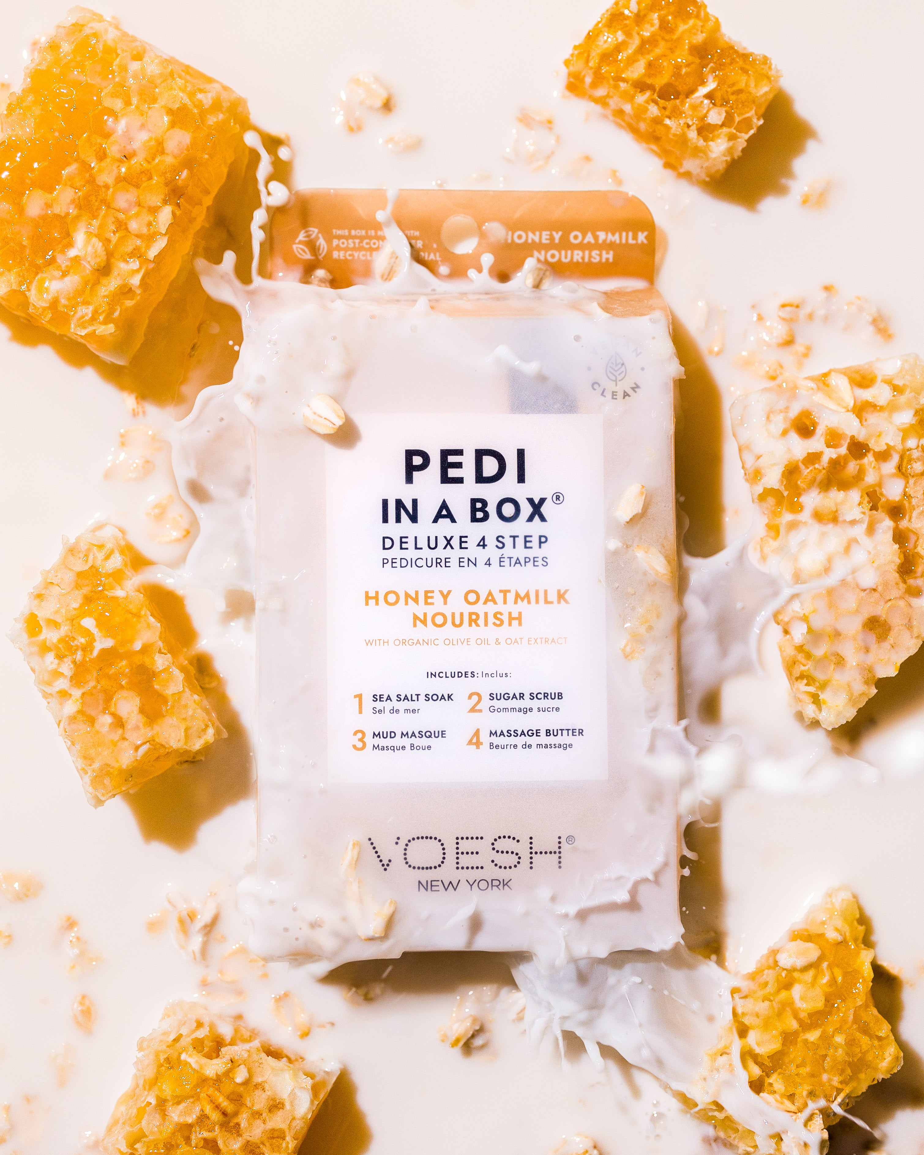 Pedi in a Box Deluxe 4 Step - Honey Oatmilk Nourish