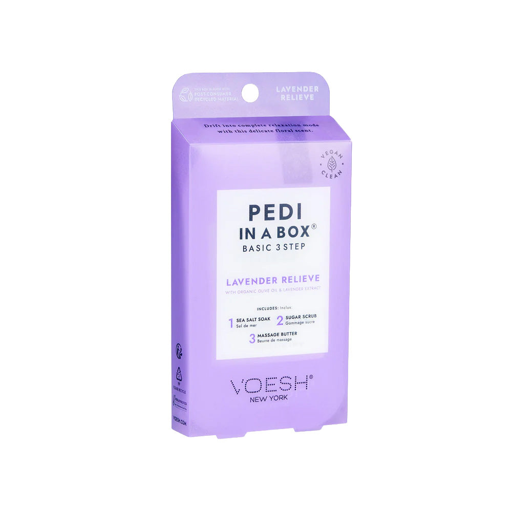 Pedi in a Box Basic 3 Step - Lavender Relieve