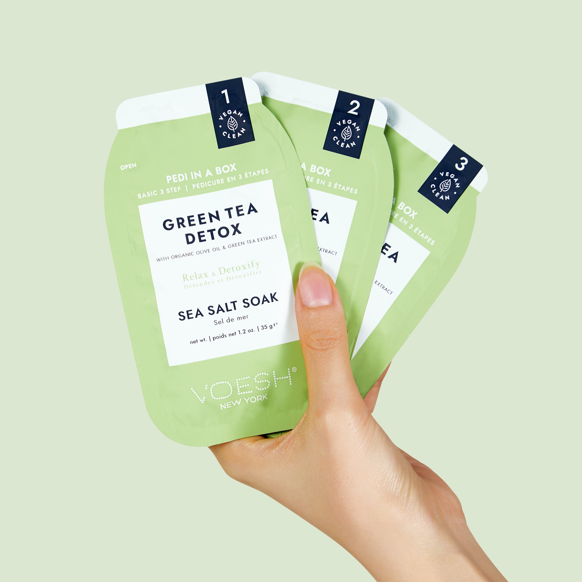 Pedi in a Box Basic 3 Step - Green Tea Detox