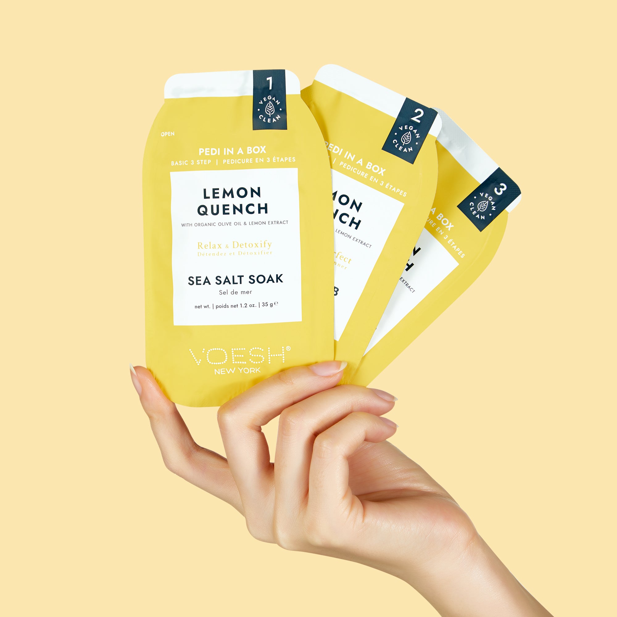 Pedi in a Box Basic 3 Step - Lemon Quench